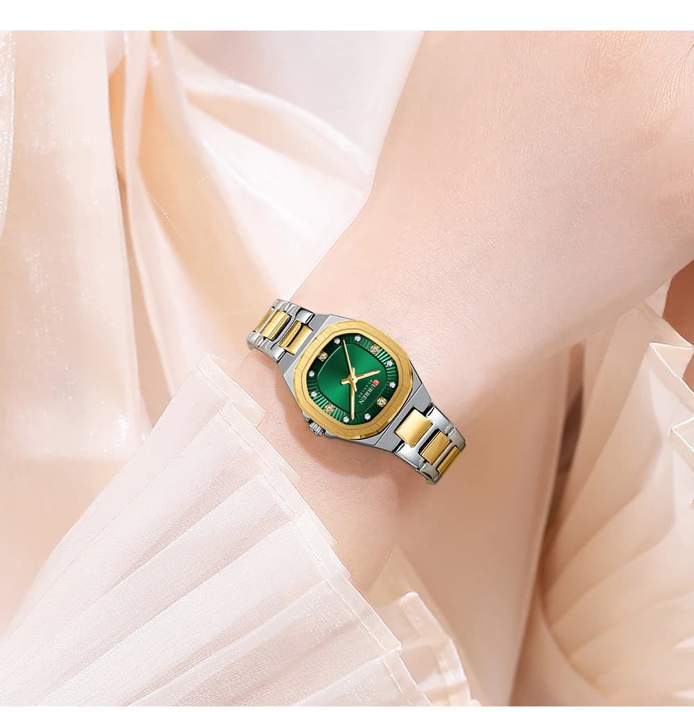Montre tendance femme Curren bracelet en acier water resistant 30m