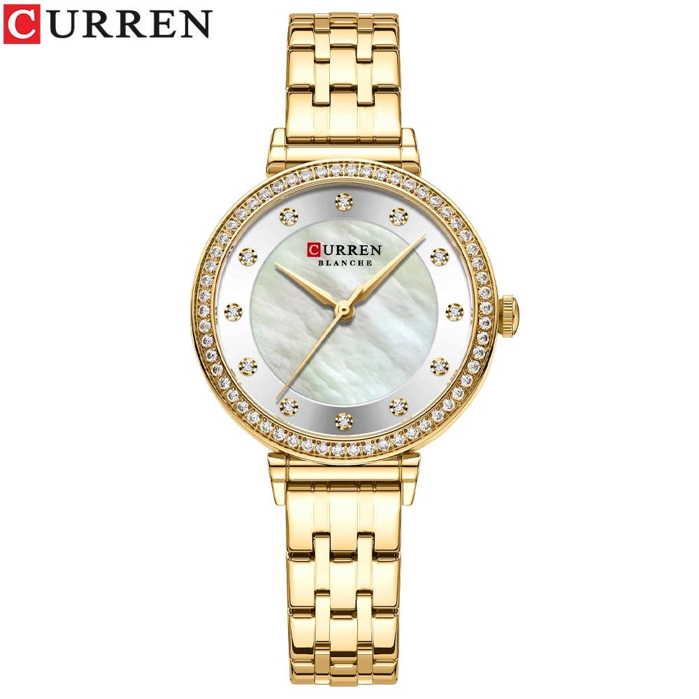 Montre tendance femme Curren bracelet en acier water resistant 30m