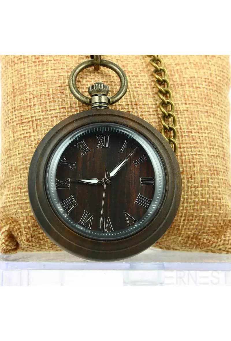 Montre gousset en bois