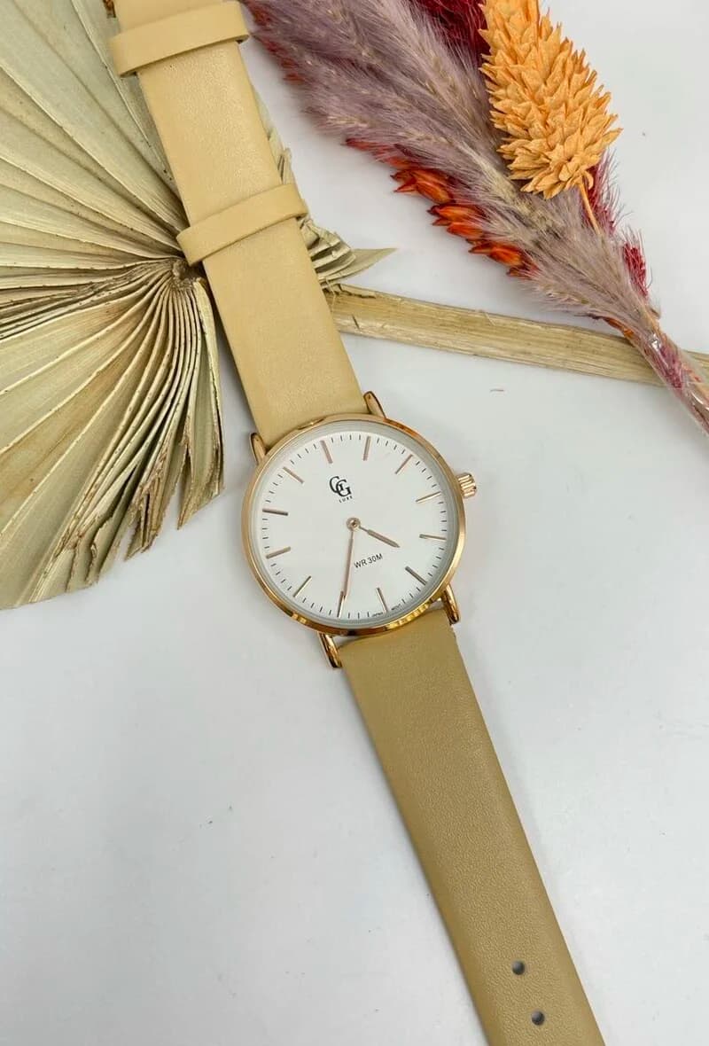 Montre femme cuir
