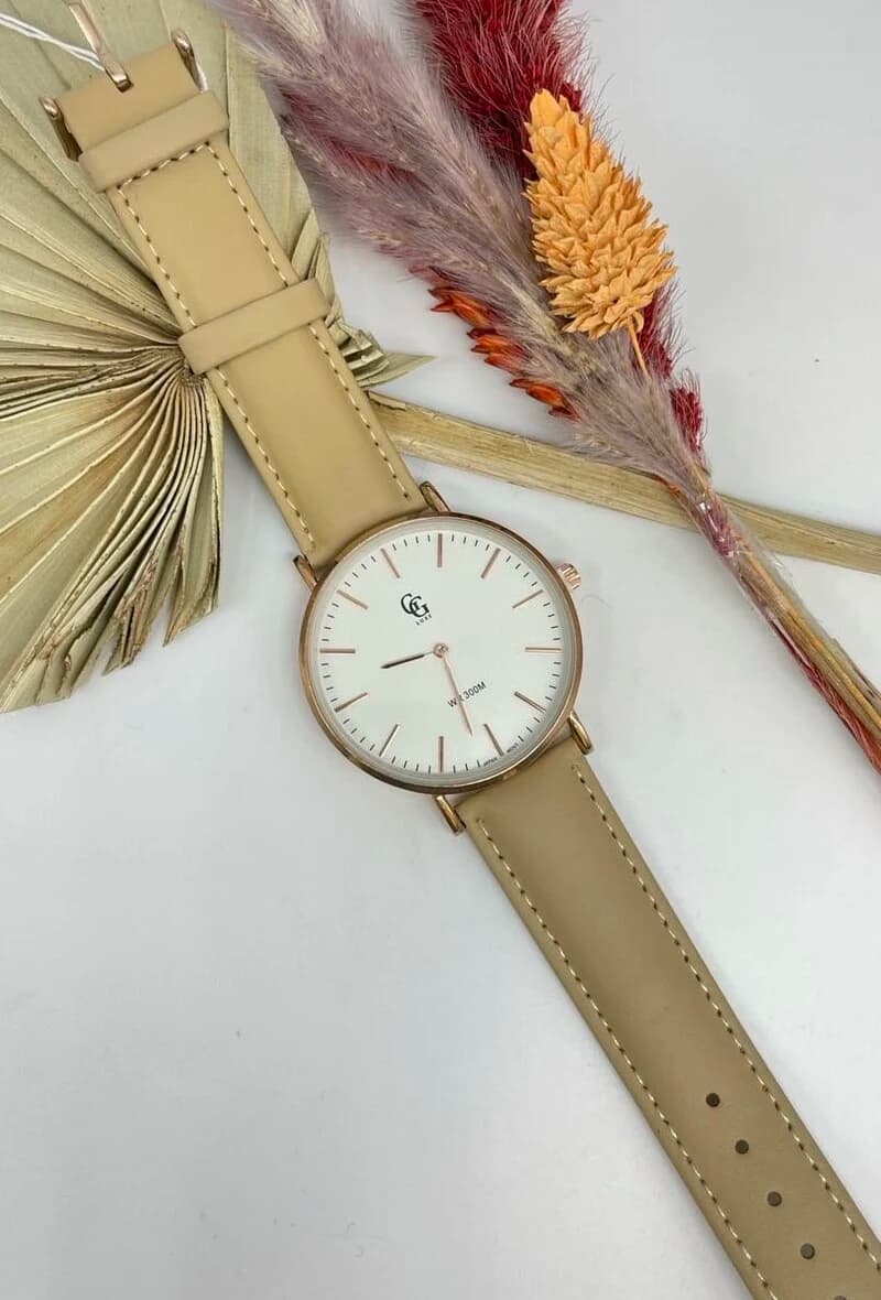 Montre femme cuir
