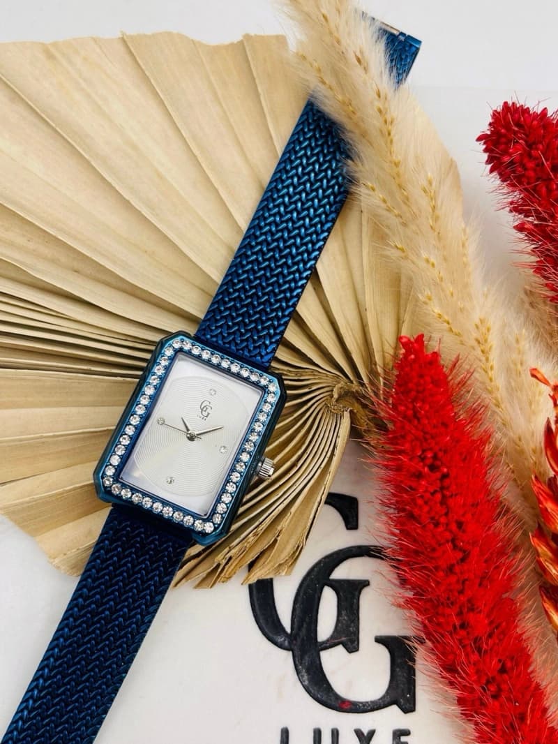Montre Femme Bracelet Milanaise GGLuxe 2244 Bleu