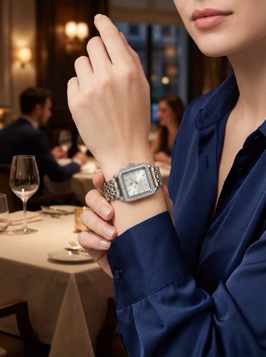 Montre Femme GG luxe 1754 Argent