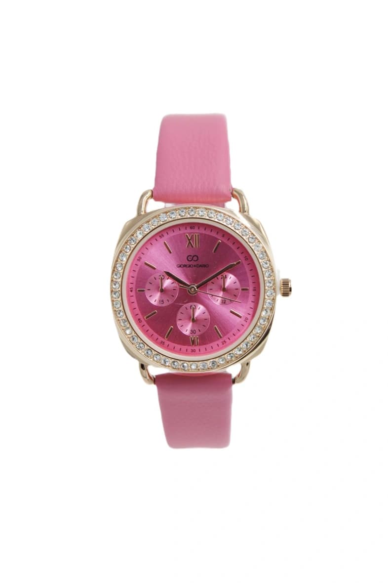 Montre tendance femme G&D bracelet en simili cuir