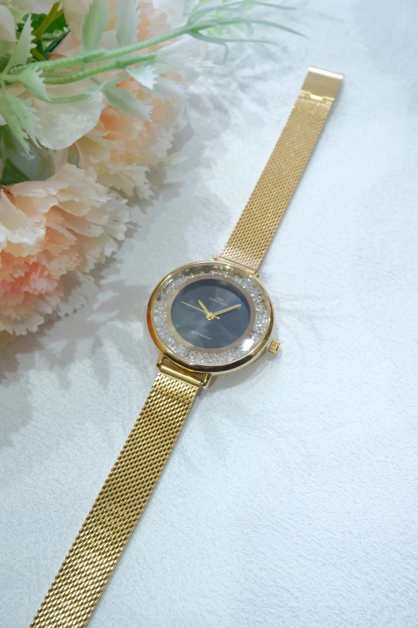 Montre femme G&D avec son bracelet en acier et réglable water resistant