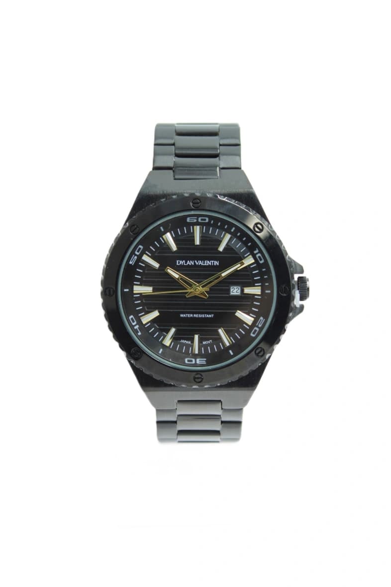 Montre tendance homme Dylan Valentin avec bracelet acier