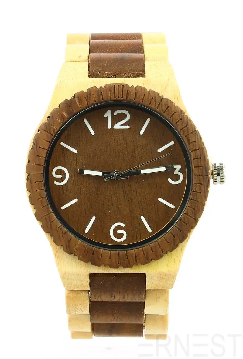 MONTRE HOMME EN BOIS