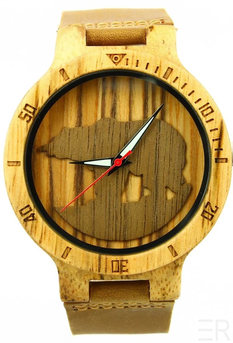 MONTRE EN BOIS