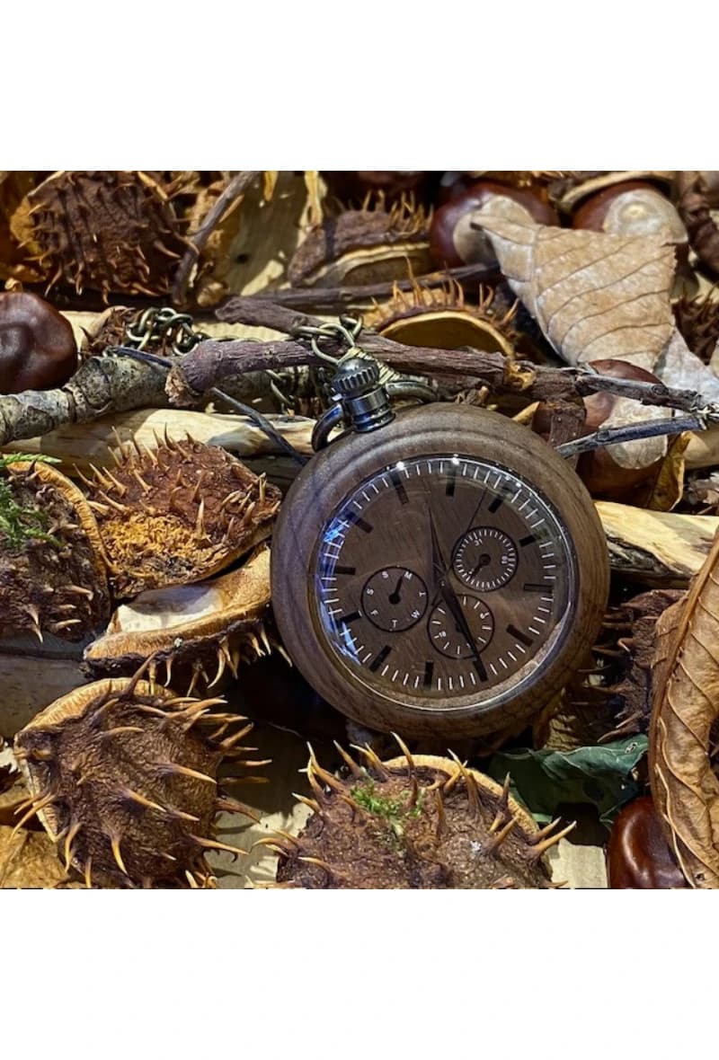MONTRE GOUSSET EN BOIS ERNEST