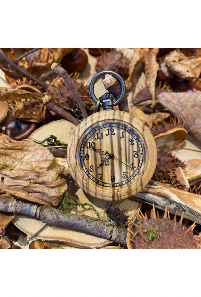 MONTRE GOUSSET EN BOIS ERNEST