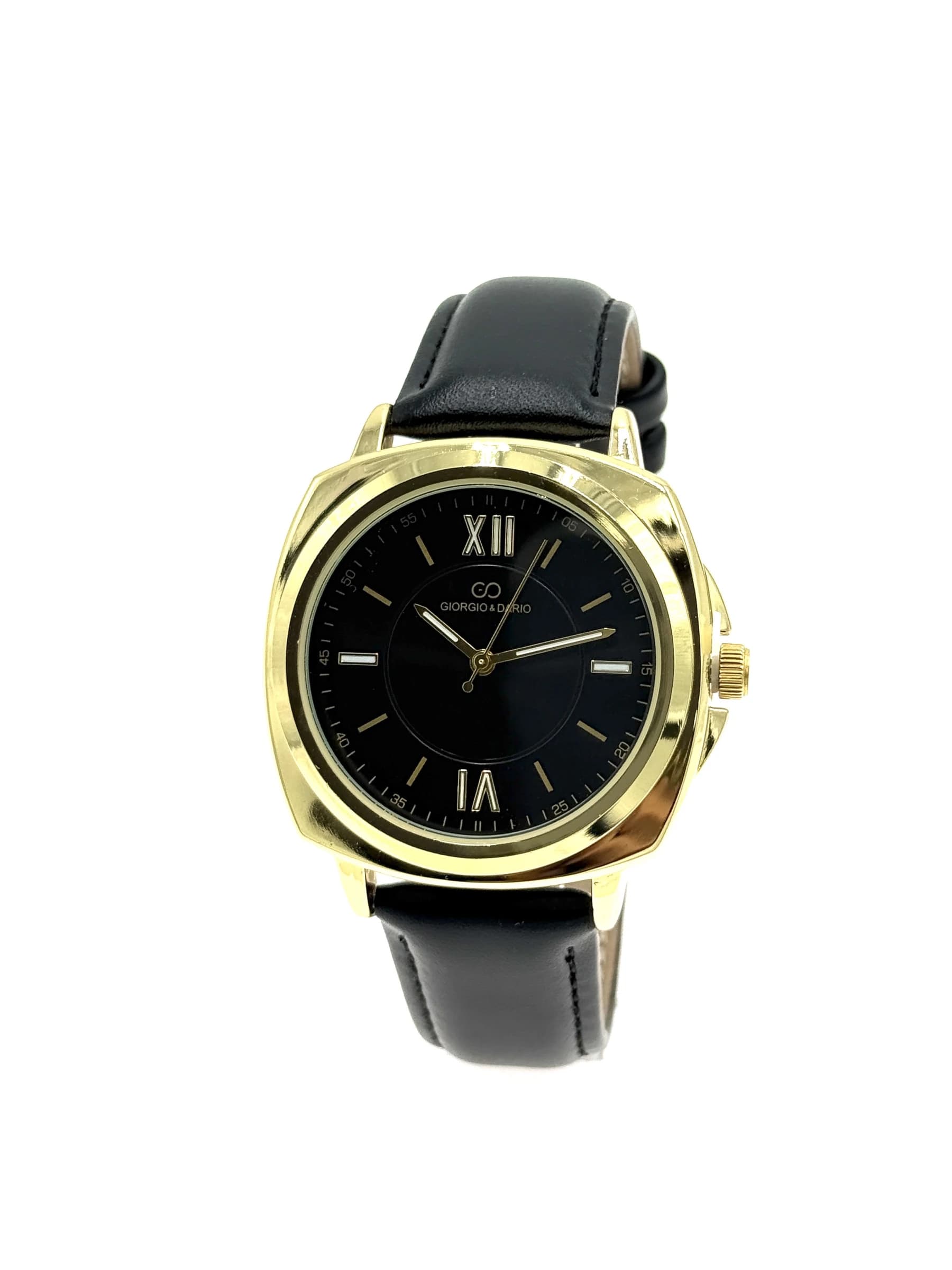 Montre tendance homme G&D bracelet simili cuir
