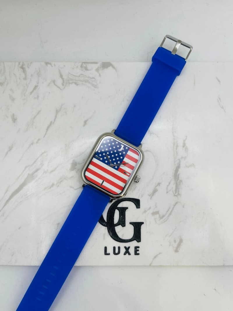 Montre drapeau AMERIQUE-A FZ-B033-H