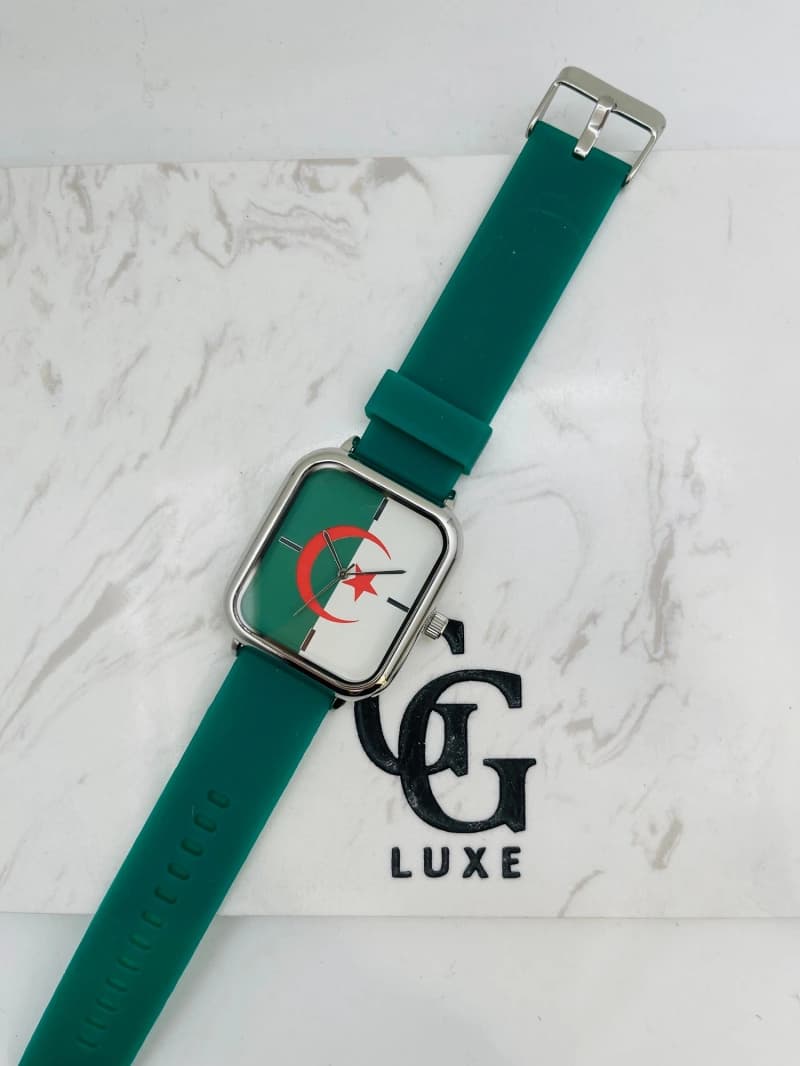 Montre drapeau ALGERIE-A FZ-B033-H