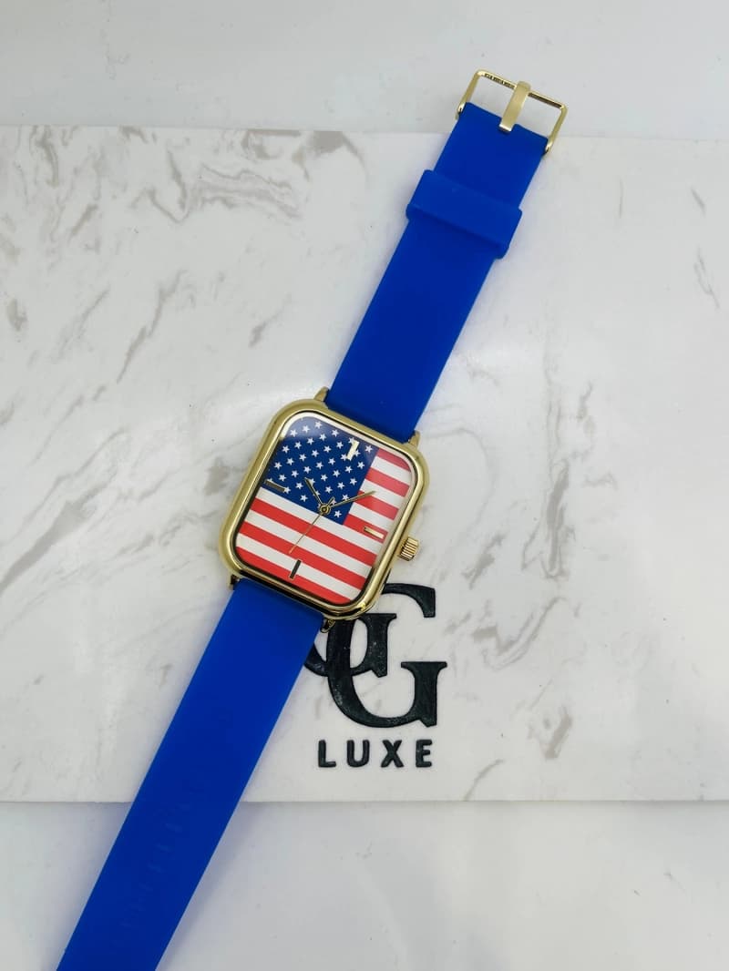 Montre drapeau AMERIQUE-O FZ-B033-H